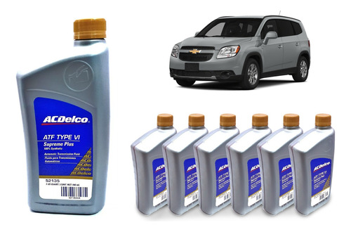 Chevrolet Orlando - Aceite Caja Automática - Pack 6 Un