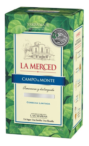 Yerba Mate La Merced Campo & Monte Oc 1/2 Kg.