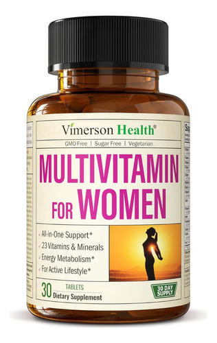 Multivitamínico Para Mujer Vimerson Health 30 Cápsulas