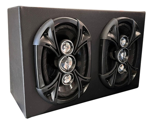 Caixa Montada 6x9 B4x69bk Bravox Quadriaxial  220 Watts Rms