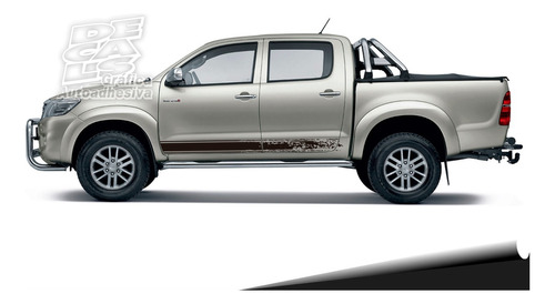 Calco Decoracion Toyota Hilux Revo Mute Juego