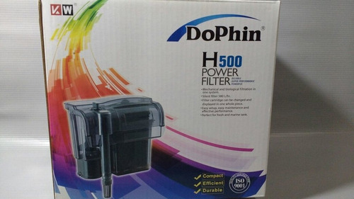 Filtro Externo Aquário Dophin H500 580lts/h (220v)