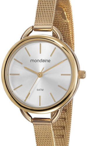 Relógio Mondaine Feminino Dourado -  53612lpmvde1