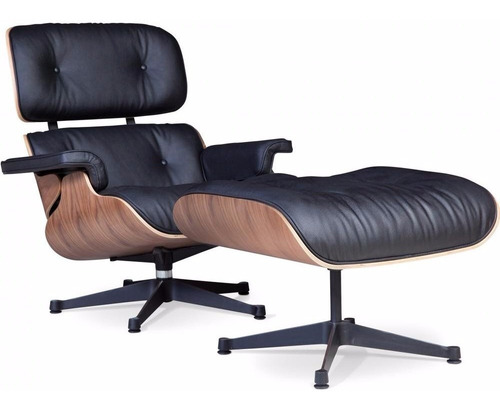 Sillon Charles Eames Piel Negra - Excelente Calidad!!