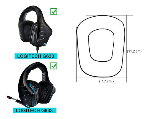Almohadillas De Espuma Para G633 G933