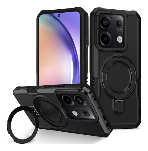 For Redmi Note 13 Pro 5g Stand Shockproof Hard Armor Case