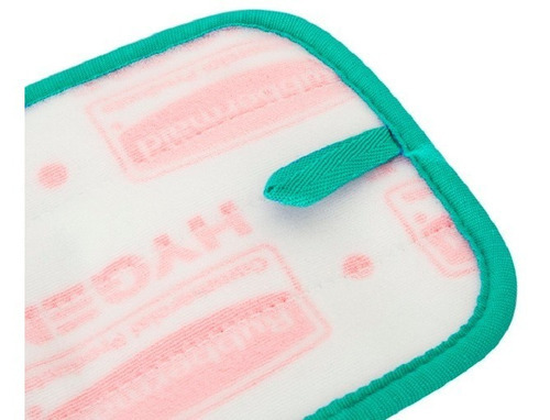 Mopa Plana Microfibra Hygen Trapeado Seco Rubbermaid Color Verde oscuro