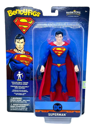 Figura De Acción Superman Noble Dc Bendifigs