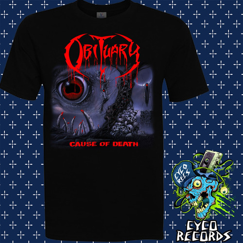 Obituary -  Cause Of Death - Metal - Polera- Cyco Records