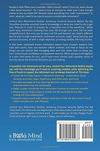 Book : Control Your Retirement Destiny Achieving Financial.