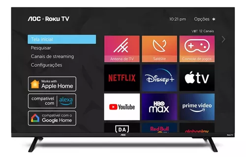 Como baixar aplicativo na tv aoc 32 polegadas