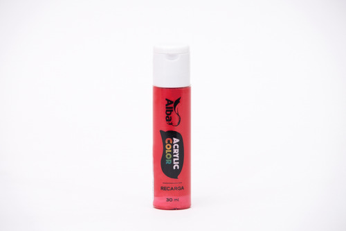 Recarga Para Marcador Alba Acrylic Repuesto 30 Ml X Unidad Rojo 486
