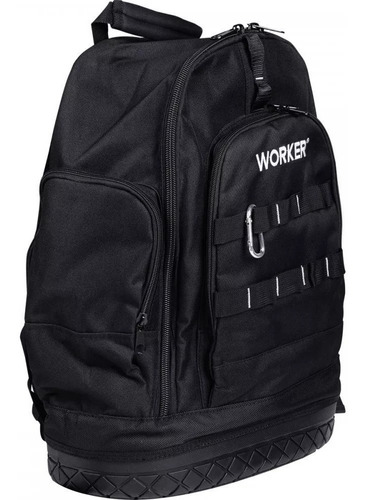 Mochila Bolsa Base Emborrachada 14 Polegadas Worker Cor Preto