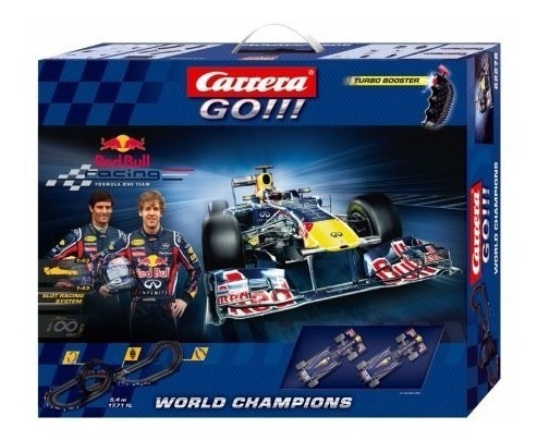 Scalextric Carrera Go! World Championship Red Bull!!!