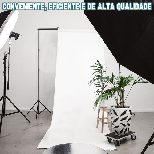 Suporte Para Fundo Fotográfico Com Encaixe Para Tubo + Bolsa