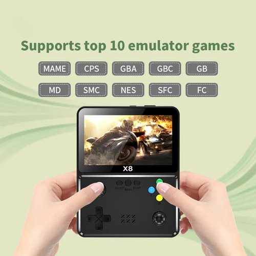 Consola De Juegos Retro X8, Reproductor De Juegos Portátil C