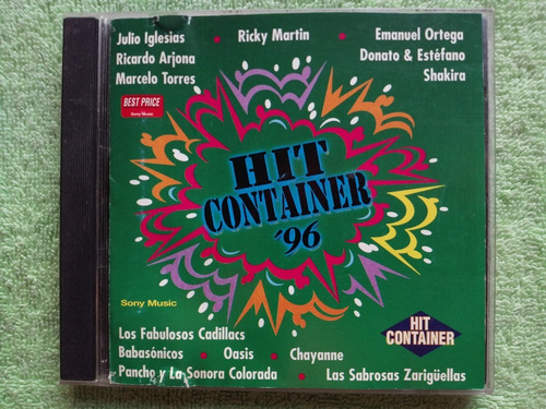 Eam Cd Hit Container '96 Oasis Shakira Chayanne Fey Ricardo (Usado)
