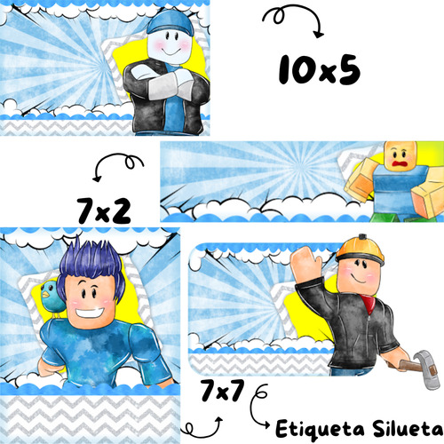 Kit Imprimible Etiquetas Escolares Roblox Nene Pdf
