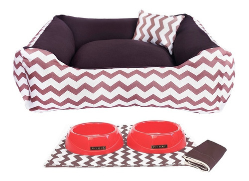 Caminha Cachorro Kit Completo - Dubai - Luxo + Brinde