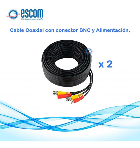 Kit 2 Camaras Dahua 1080p Dvr 4 Ch + 1 Ip Cables Fuente Bala
