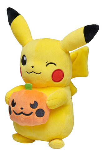 Pokemon Pikachu - Peluche De Temporada De Halloween, Juguet. Color Amarillo