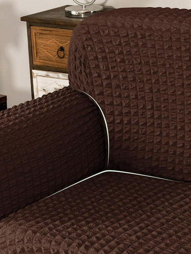 1 Pcs Cubre Sillones Cubre Salas Fundas Sillon Funda Sofa Marrón 140-180cm Pliegues