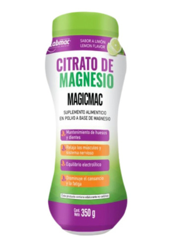 Magicmac Citrato De Magnesio 350g