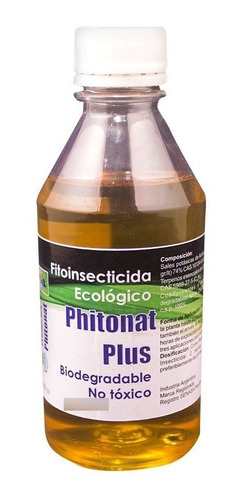 Imagen 1 de 3 de Phitonat Plus Fito Insecticida Ecologico Biodegradable 250cc