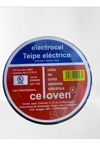 Teipe Electrico Electrocel Celoven