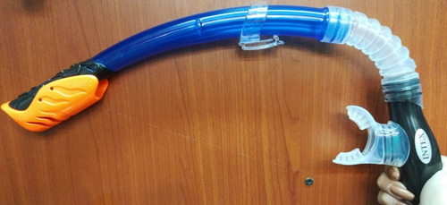 Snorkel Lente Vidrío Templado Y Respirador De Buceo Adulto