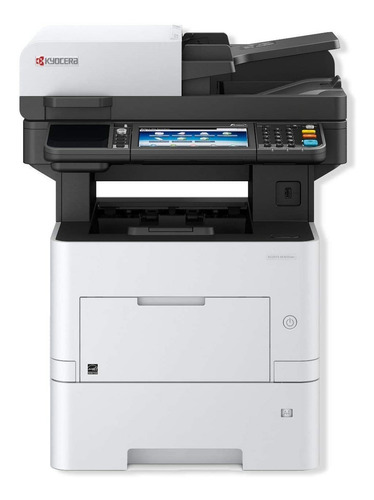 Impressora multifuncional Kyocera Ecosys M3655IDN com wifi 120V branca e preta