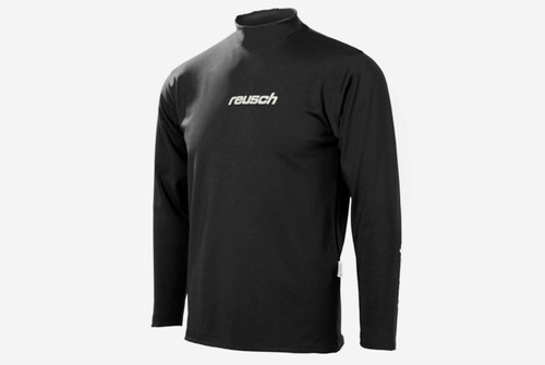 Remera Termica Reusch Manga Larga Negro Deporfan 