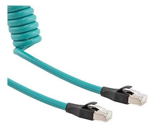 Bobina Cable Ft Conector Verde Azulado