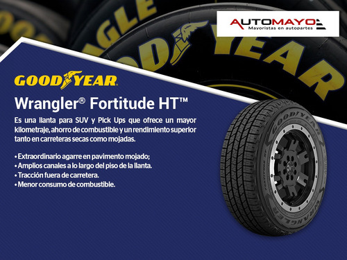 1 Llanta 265/60r18 (110h) Goodyear Wrangler Fortitude Ht