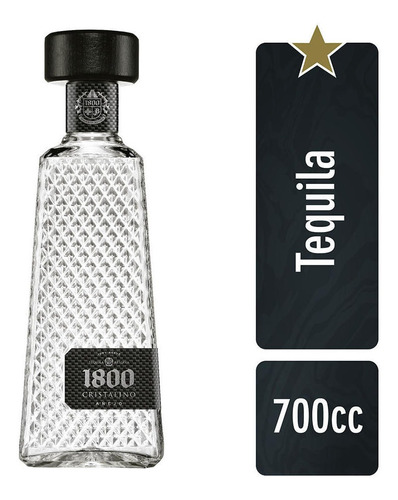 Tequila 1800 Cristalino Añejo 700ml