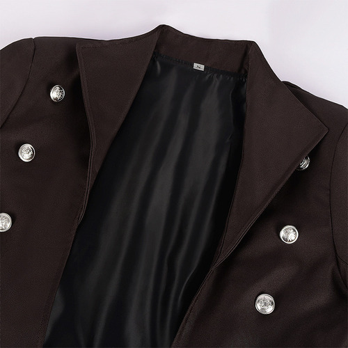 Chaqueta Retro Punk Para Hombre Chaqueta Gótica Halloween
