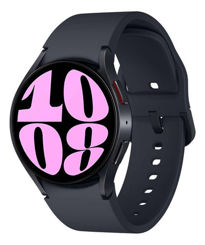 Reloj Samsung Galaxy Watch 6 40mm Bluetooth - Color De La Caja Negro Color De La Malla Negro Color Del Bisel Beige Diseño De La Malla Fluoroelastómero