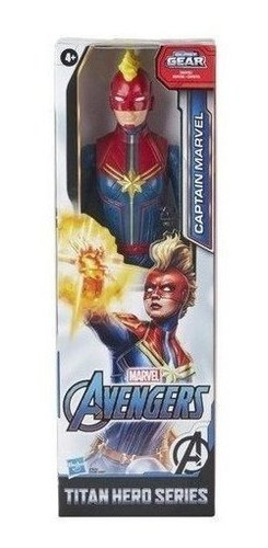 Muñeco Avengers Capitana Marvel Titan Hero Series Hasbro