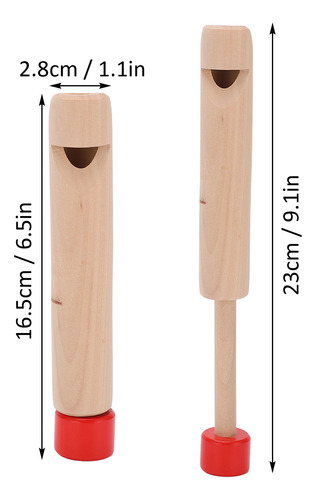 Silbato Deslizante De Madera Para Flauta, Cambio De Voz