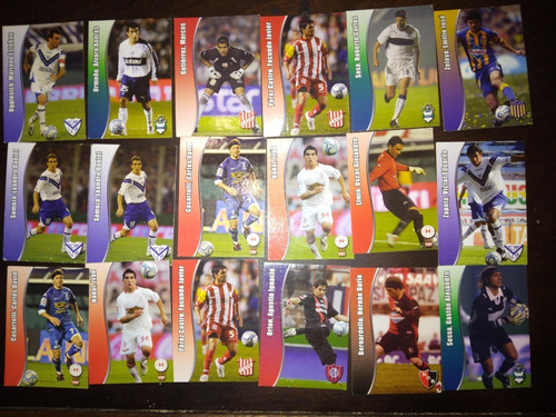 Lote 18 Figuritas Trading Card ** Apertura 2008 ** Futbol