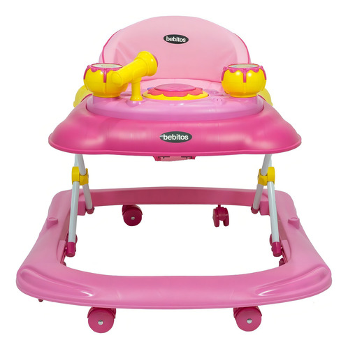 Andador De Bebé De Lujo Tamaño Ajustable Bebitos Xg6998 Color Rosa