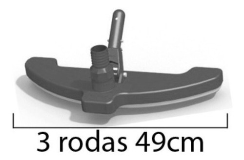 Imagem 3 de 3 de Aspirador Jumbo Limp Plus Sodramar Para Piscinas Grandes