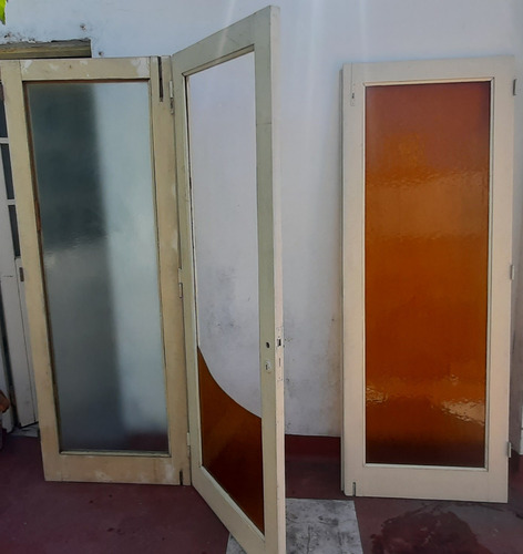 Puerta Antigua 3 Hojas Amarillo (Usado)