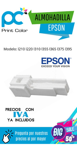 Almohadilla Epson L210 310 310 355 365 375 395 