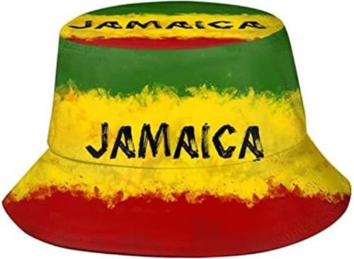 Sombrero Cubo Bandera Jamaica Sombrero Sol Moda Sombrero Al