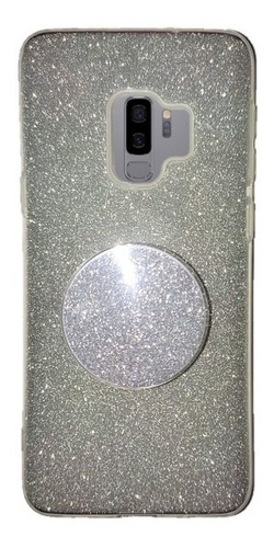 Capa Capinha Brilhante Glitter Pocket Socket Samsung S9