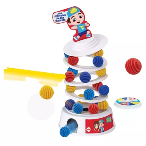 Brinquedo Jogo Luccas Netto Avalanche Bolinhas Torre Elka