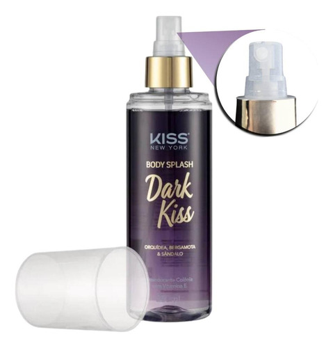 Kit Body Splash Kiss New York Dark Kiss Bs07b Com 3 200ml