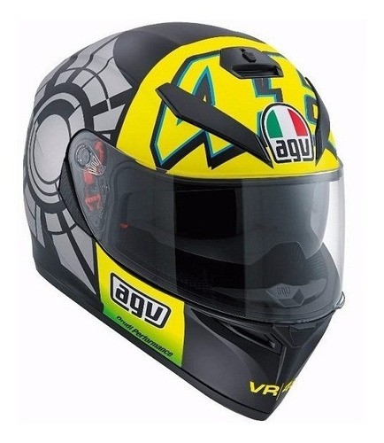 Casco Agv K3 Sv Winter Test Doble Visor Rpm-1240