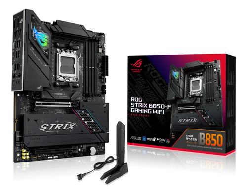 Placa-mãe Asus Rog Strix B850f Gaming Wifi Ddr5 Amd Am5 Black